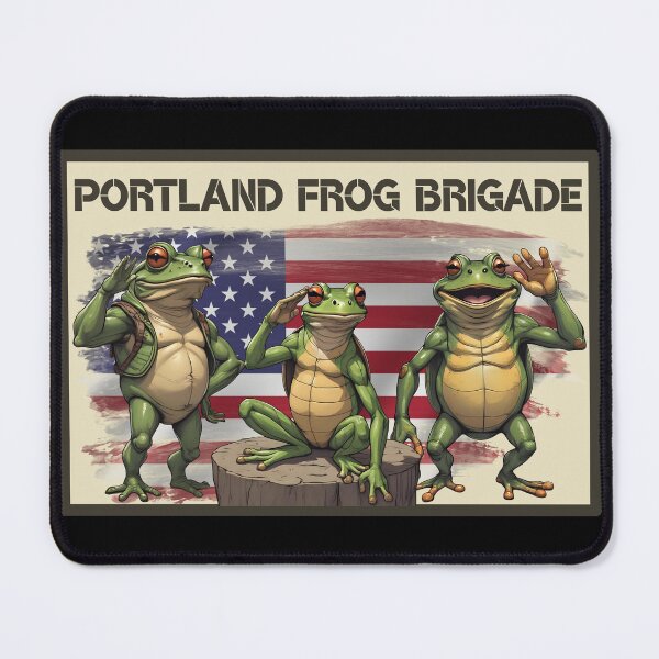 Item preview, Portland Frog Brigade – Protest Art 2025 designed and sold by PROPera-design.