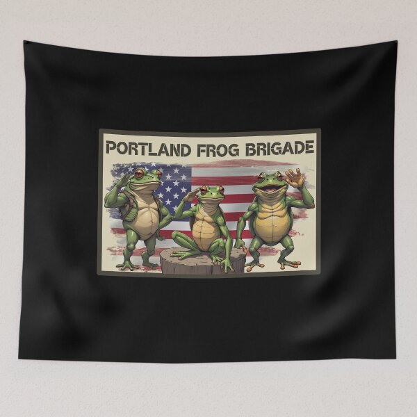Item preview, Portland Frog Brigade – Protest Art 2025 designed and sold by PROPera-design.