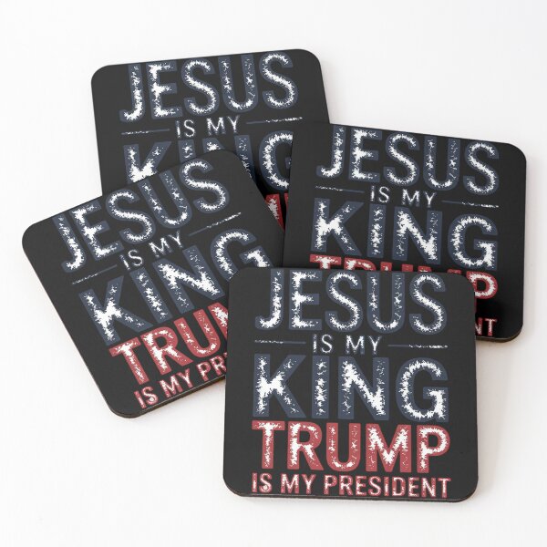 Item preview, Jesus Is My King Trump Is My President  designed and sold by NailMolisa.