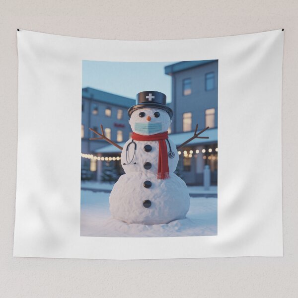 Item preview,  Frosty the Scrub Snowman designed and sold by McVrax.