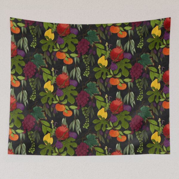 Item preview, Greek Autumn night. Fruits & Olives designed and sold by Soulape.