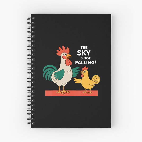 Item preview, Funny Chicken Little Sky Is Not Falling Chicks designed and sold by BeverlyBrenda.