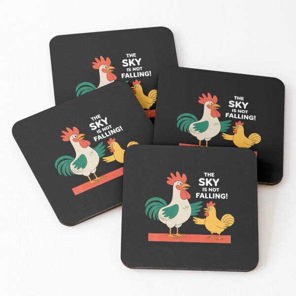 Item preview, Funny Chicken Little Sky Is Not Falling Chicks designed and sold by BeverlyBrenda.