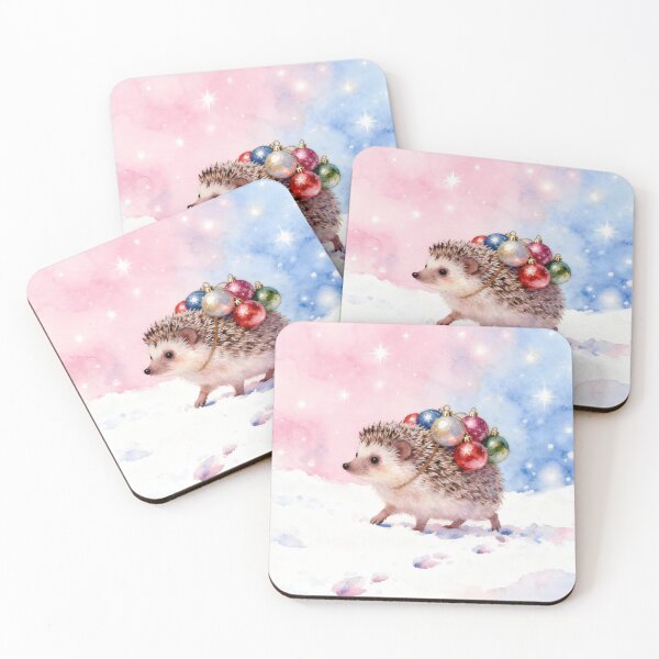 Item preview,  Hedgehog Christmas designed and sold by xianxiu-ling.