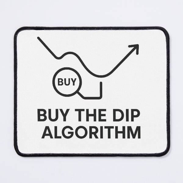 Item preview, Buy The Dip Algorithm — Minimal Dev Trader Line Art designed and sold by techy-rrr.
