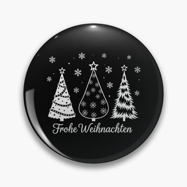 Item preview, Frohe Weihnachten Elegant White Christmas Trees designed and sold by MotivaChic.