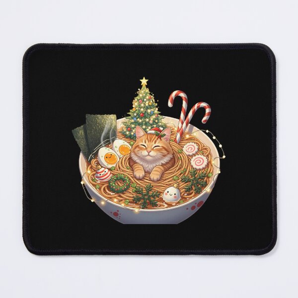 Item preview, christmas cat ramen designed and sold by Uglyandcute.