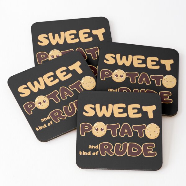 Item preview, Sweet Potato and Kind of Rude Potato Cute Couple Art designed and sold by PROPera-design.
