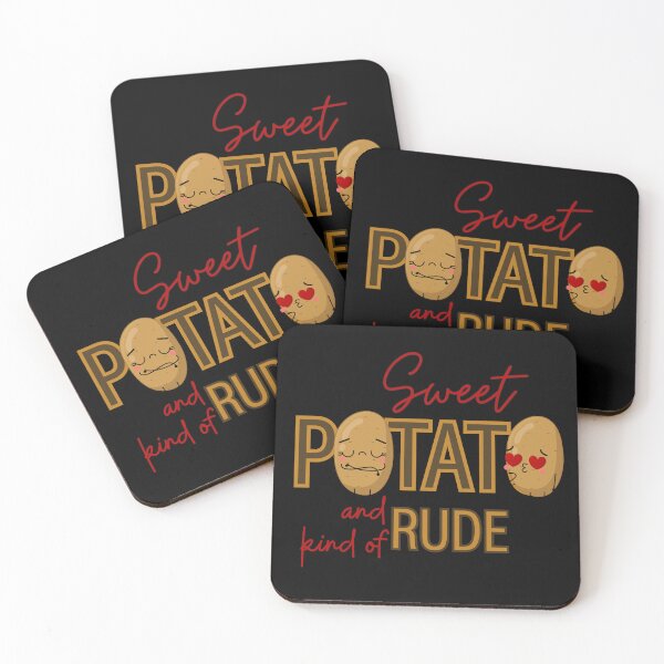 Item preview, Sweet Potato and Kind of Rude Potato Funny Quote Design designed and sold by PROPera-design.