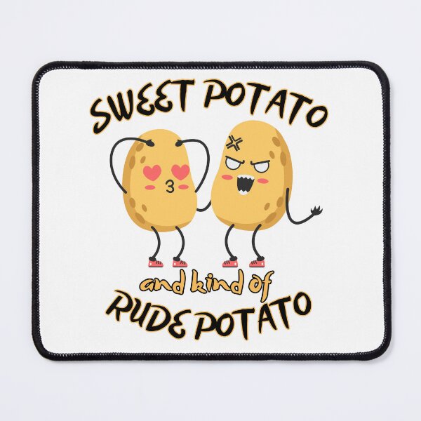Item preview, Sweet Potato and Kind of Rude Potato Funny Couple Design designed and sold by PROPera-design.