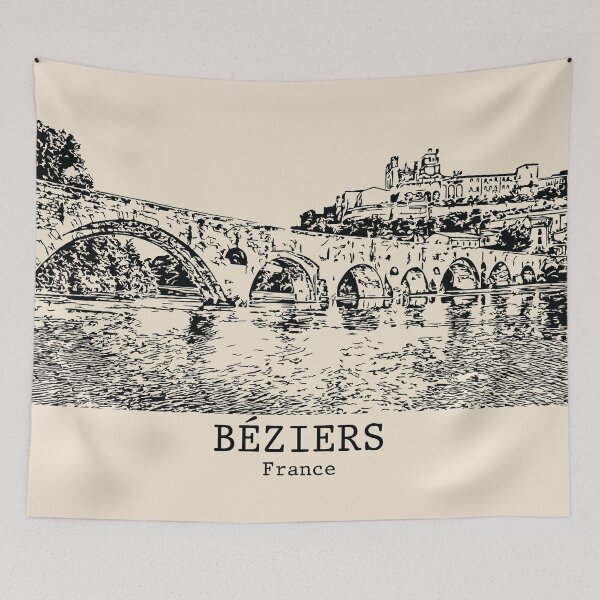 Item preview, Béziers - France designed and sold by Lakeric Cityscapes.