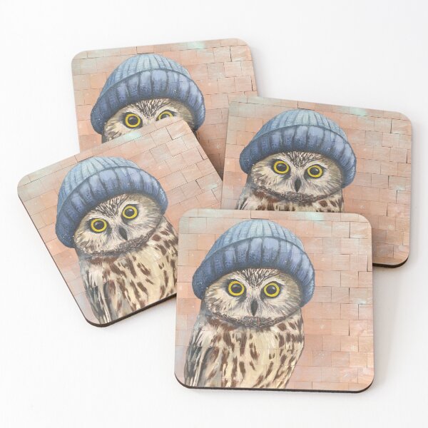 Item preview, Cozy Saw Whet designed and sold by mcneffstudio.