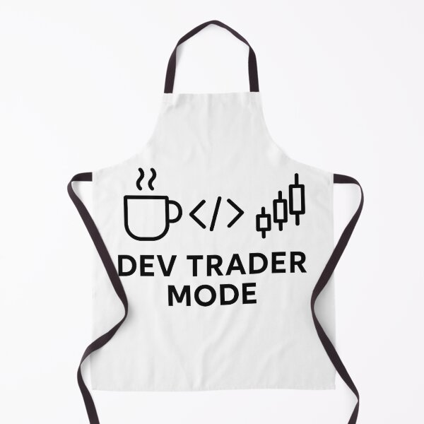 Item preview, Dev Trader Mode — Code, Charts & Caffeine designed and sold by techy-rrr.