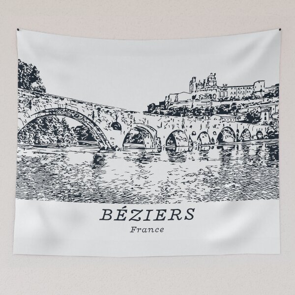 Item preview, Béziers - France designed and sold by Lakeric Cityscapes.