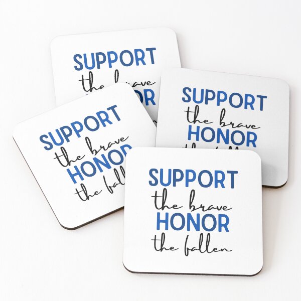 Item preview, Support the Brave Honor the Fallen Police Tribute designed and sold by DemureArtsy.