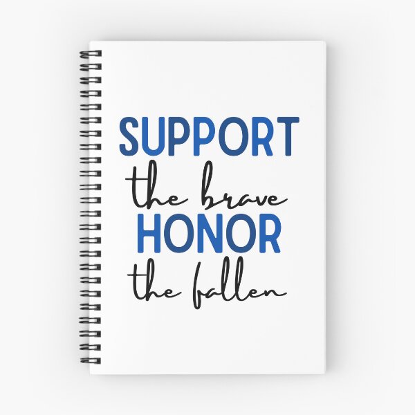 Item preview, Support the Brave Honor the Fallen Police Tribute designed and sold by DemureArtsy.