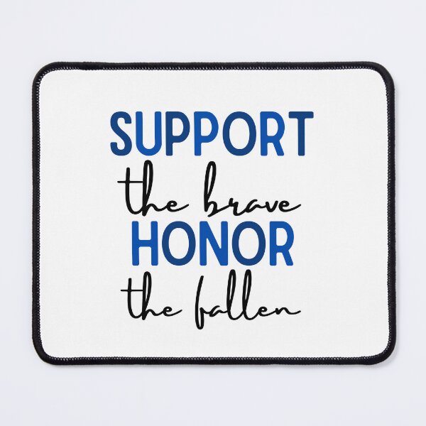Item preview, Support the Brave Honor the Fallen Police Tribute designed and sold by DemureArtsy.