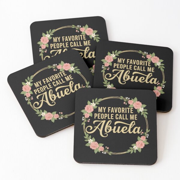 Item preview, My Favorite People Call Me Abuela designed and sold by DemureArtsy.