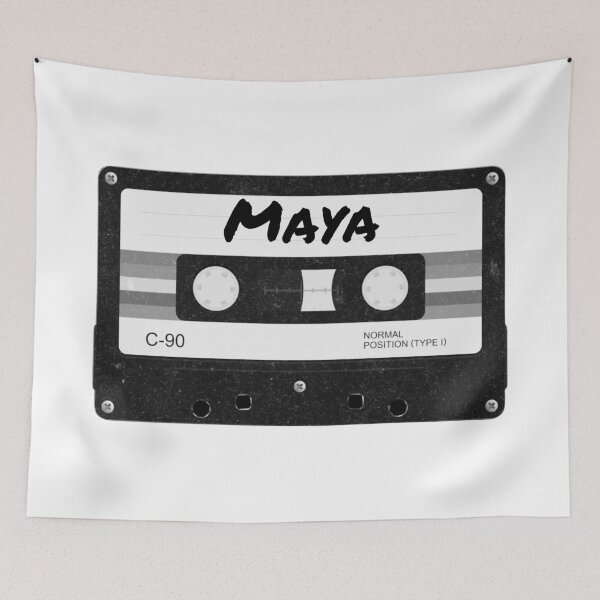 Item preview, Maya Name Cassette Tape designed and sold by musicgeniusart.