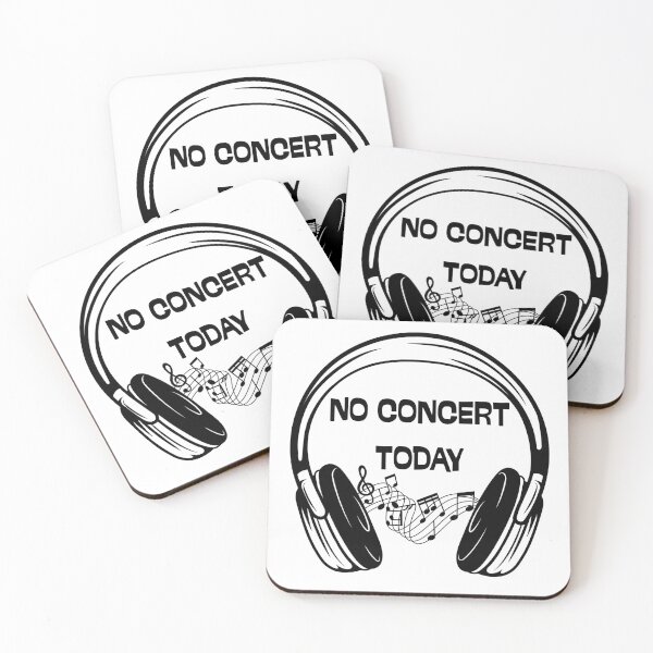 Item preview, No Concert Today Headphones Minimalist Design designed and sold by PROPera-design.