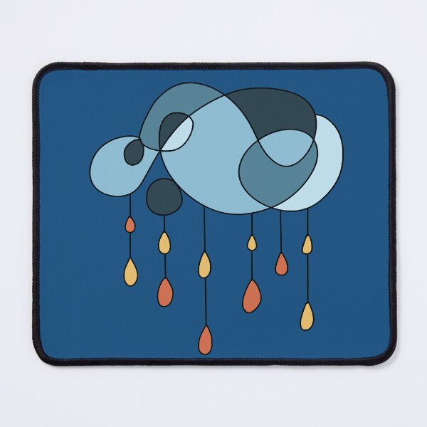 Item preview, Abstract Cloudburst – Minimalist Storm Art designed and sold by House-of-Canvas.