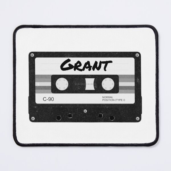 Item preview, Grant Name Cassette Tape designed and sold by musicgeniusart.