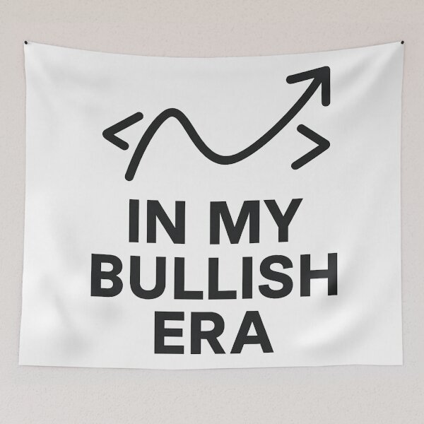 Item preview, In My Bullish Era — Minimal Market & Tech Fusion designed and sold by techy-rrr.