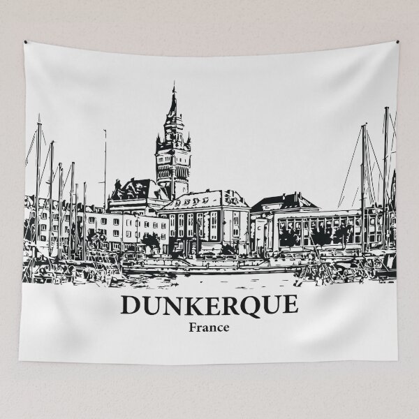 Item preview, Dunkerque - France designed and sold by Lakeric Cityscapes.