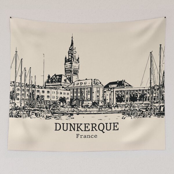 Item preview, Dunkerque - France designed and sold by Lakeric Cityscapes.