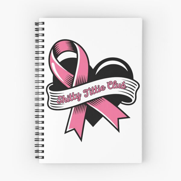 Item preview, Shitty Tittie Club Pink Ribbon Heart Design designed and sold by PROPera-design.
