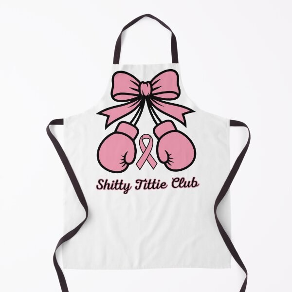 Item preview, Shitty Tittie Club Boxing Gloves Pink Ribbon Design designed and sold by PROPera-design.