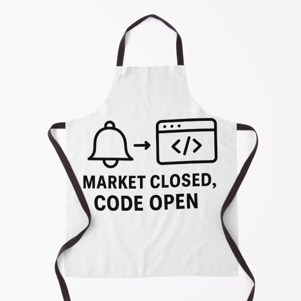 Item preview, Market Closed, Code Open — US Trading Hours Dev Meme designed and sold by techy-rrr.