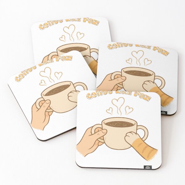 Item preview, Coffee with Paw designed and sold by HOUSE OF TIST.