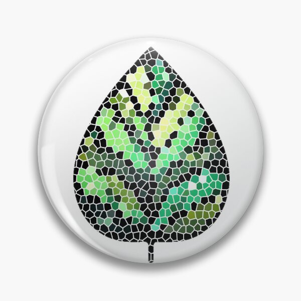Item preview, Abstract Mosaic Leaf – Nature-Inspired Stained Glass Art designed and sold by mayarelshukairi.