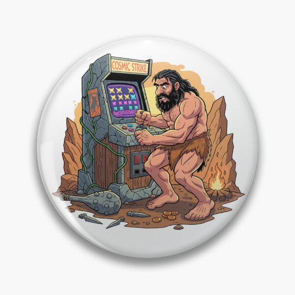 Artikelvorschau, Caveman – Retro Arcade Mashup entworfen und verkauft von alfredodesign.