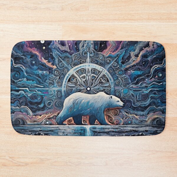 Item preview, Celestial Ice Bear — Cosmic Alaska Spirit Animal Art designed and sold by Alaska Magick.