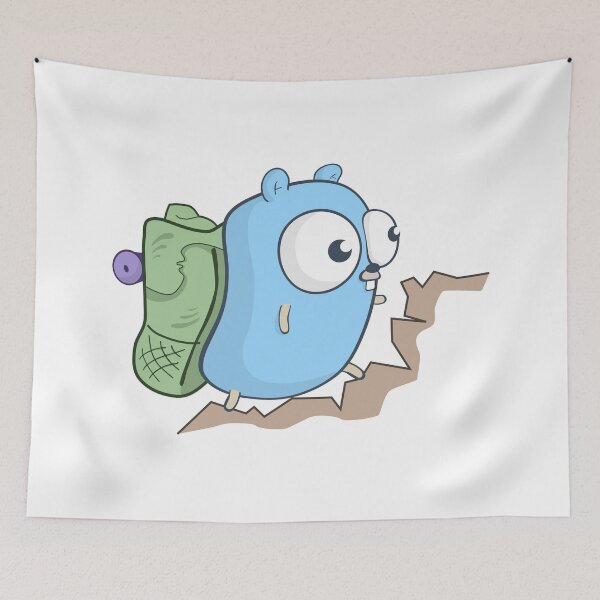 Item preview, The Go Gopher: Hiking designed and sold by hellkni9ht.