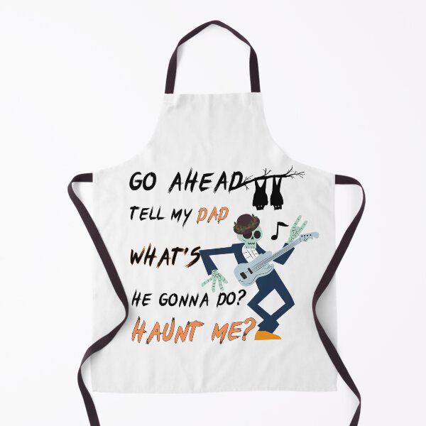 Item preview, Go Ahead Tell My Dad What's He Gonna Do Haunt Me - Cool Skeleton Guitarist Design designed and sold by PROPera-design.