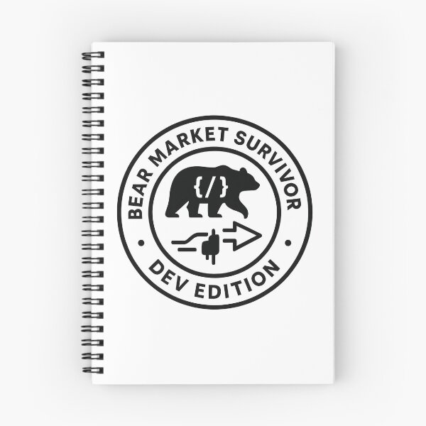 Item preview, Bear Market Survivor — Dev Edition Minimal Badge designed and sold by techy-rrr.