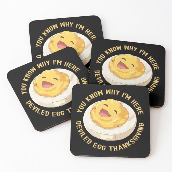Item preview, You Know Why I'm Here Deviled Egg Thanksgiving Funny Food Design designed and sold by PROPera-design.