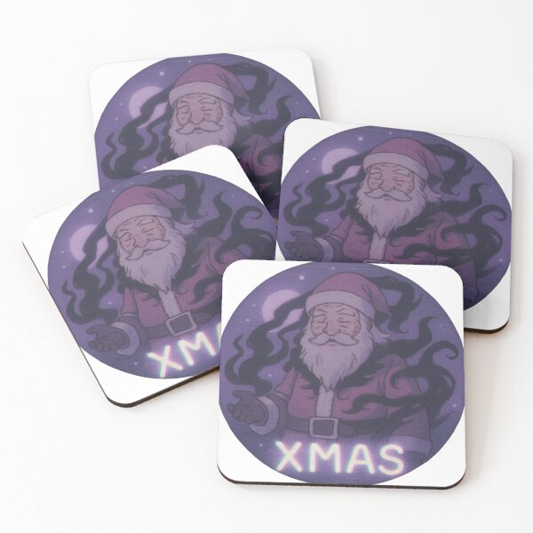 Item preview, Moonlight Shadow Lo-Fi Santa – Xmas Gift Crest designed and sold by Imaginarium of Chaos falcon88 .