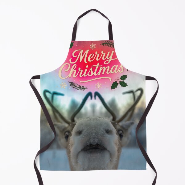 Item preview, Christmas card with reindeer – Merry Christmas greeting card designed and sold by Shadow3561.