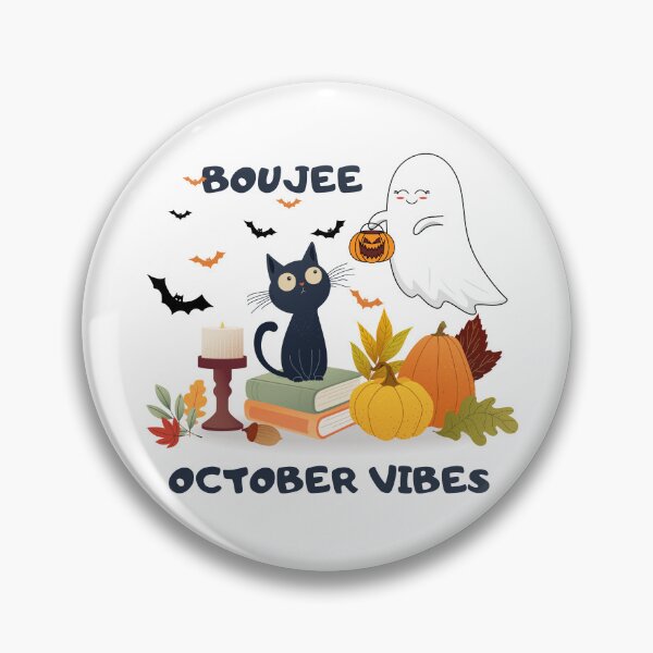 Item preview, Boujee October Vibes Ghost Halloween Cute Design designed and sold by PROPera-design.