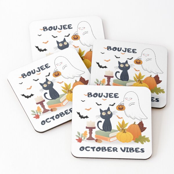 Item preview, Boujee October Vibes Ghost Halloween Cute Design designed and sold by PROPera-design.
