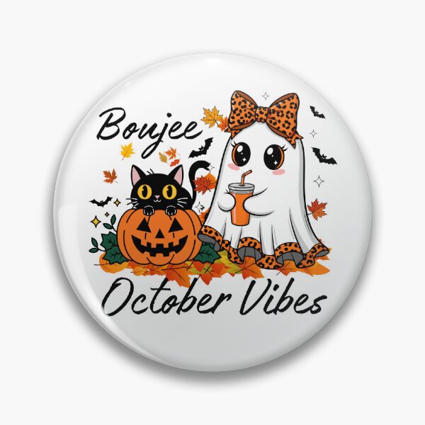 Item preview, Boujee October Vibes Ghost Halloween Design designed and sold by PROPera-design.