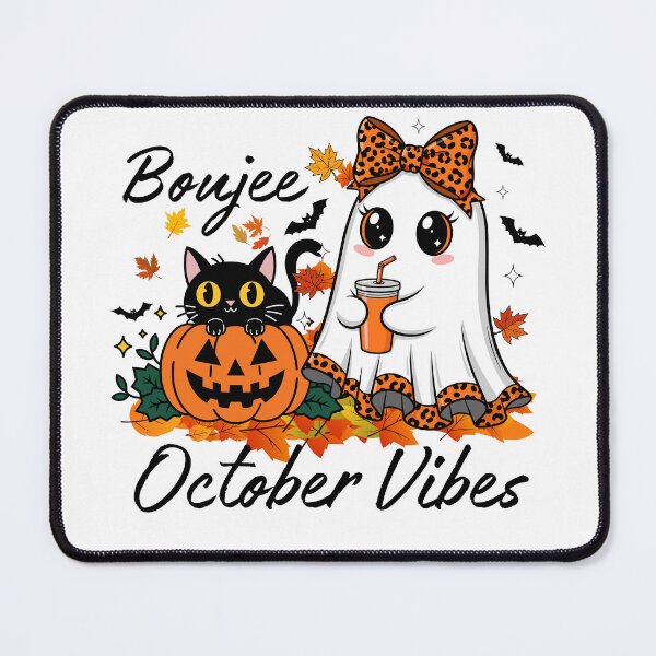 Item preview, Boujee October Vibes Ghost Halloween Design designed and sold by PROPera-design.