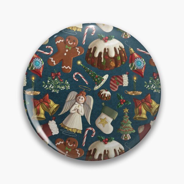 Item preview, Classic Christmas - Blue designed and sold by emilyhattonillu.