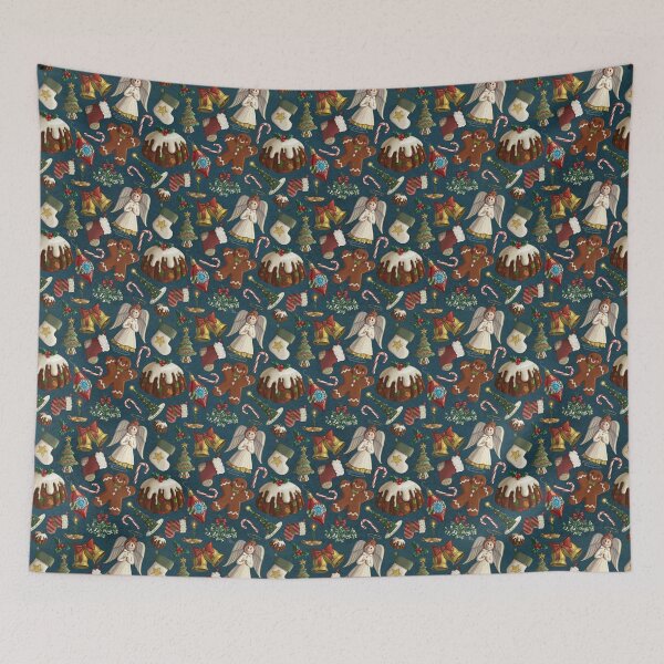 Item preview, Classic Christmas - Blue designed and sold by emilyhattonillu.