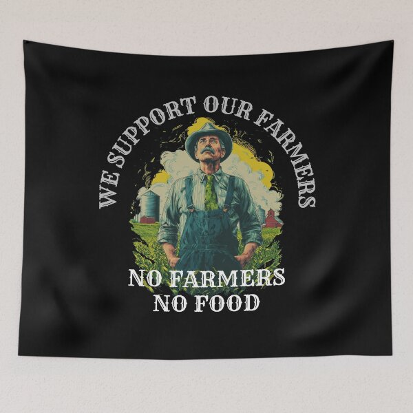 Item preview, We Support Our Farmers No Farmers No Food So God Made a Farmer Gifts for Farmers designed and sold by ChillFabric.