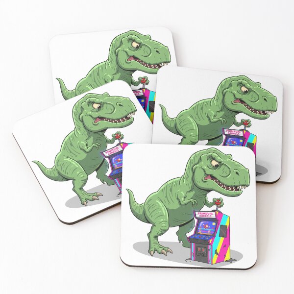 Item preview, T-Rex Arcade: una mezcla de dinosaurios retro designed and sold by alfredodesign.